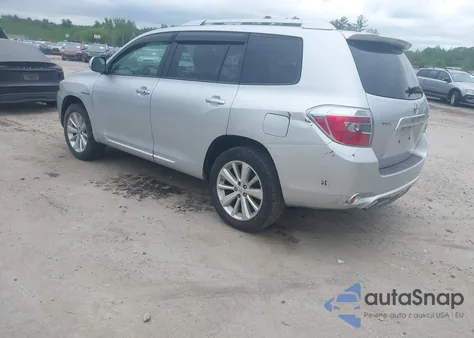 2008 Toyota Highlander Hybrid Limited из США, поврежденный, VIN JTEEW44A782001382